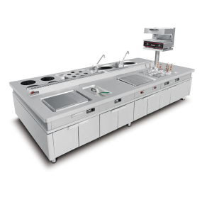 Cooking Island Factory - Commercial Stainless Steel Fast Food Setup