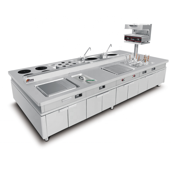 Cooking Island Factory - Commercial Stainless Steel Fast Food Setup