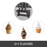 Ice Cream Machine Supplier - 3 Flavors Automatic Soft Serve Sorbetiere