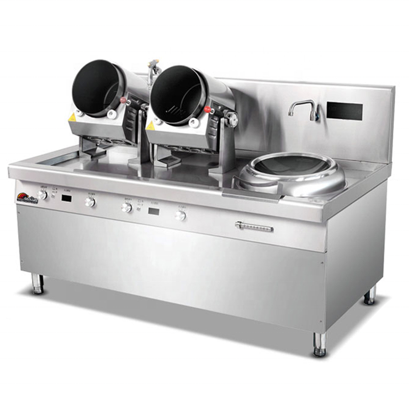 Cooking Robot Manufacturer - Restaurant Chef Auto Spinning Wok Biryani