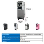 Ice Cream Maker Factory - Counter Top Creme Softeismaschine Italian