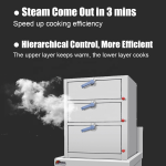 Seafood Steamer Manufacturer - Commercial 25KW Electric Stainless Steel