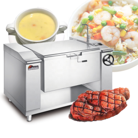 Tilt Skillet Factory - Commercial 80-200L Big Deep Frying