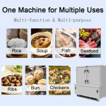 Rice Cooker Manufacturer - Industrial Stainless Steel 2*15KW Induction