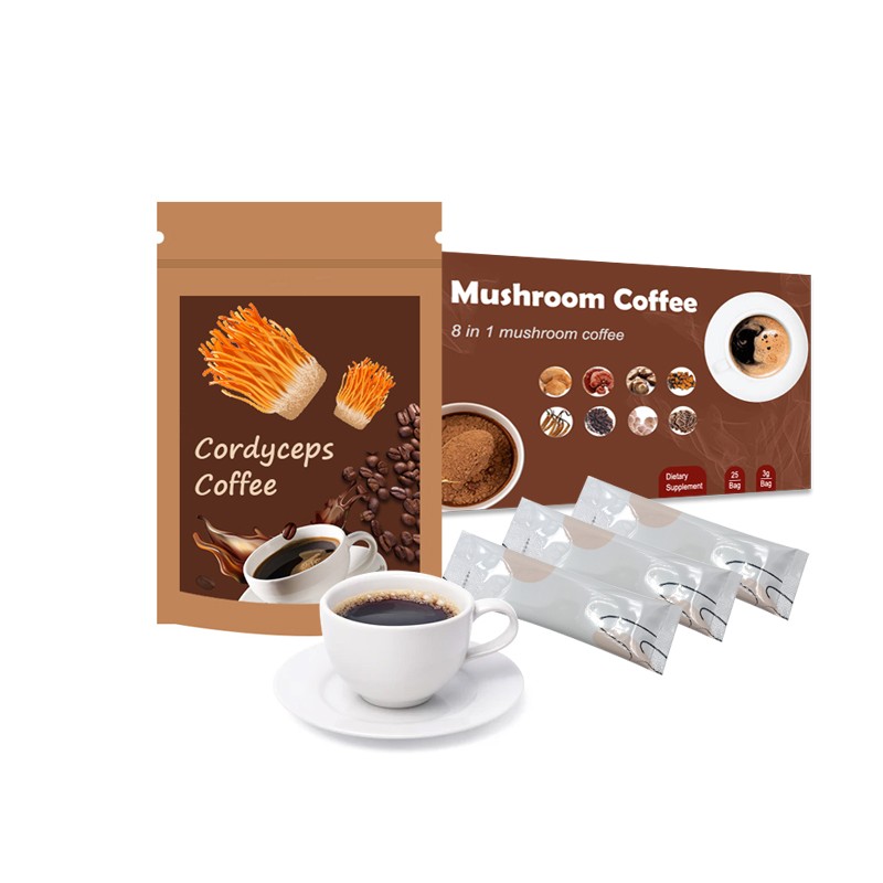 Private Label OEM Cordyceps Mushroom Coffee Cordyceps Coffee