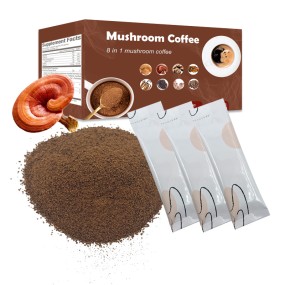 Private Label OEM Reishi Mushroom Extract Coffee Ganoderma Coffee