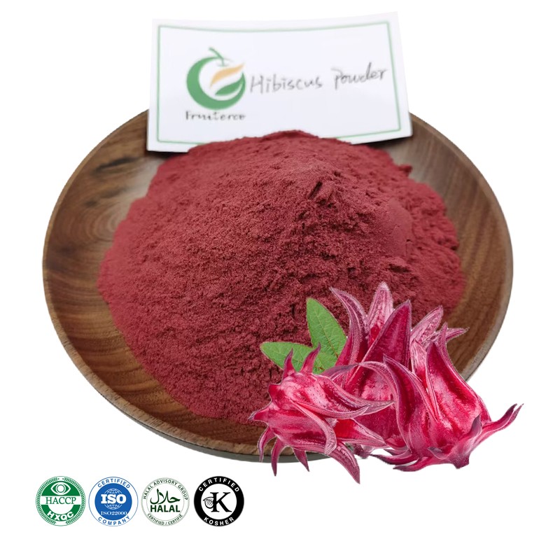 Private Label 100% Natural Water Soluble Roselle Powder Hibiscus Flower Powder Hibiscus Powder