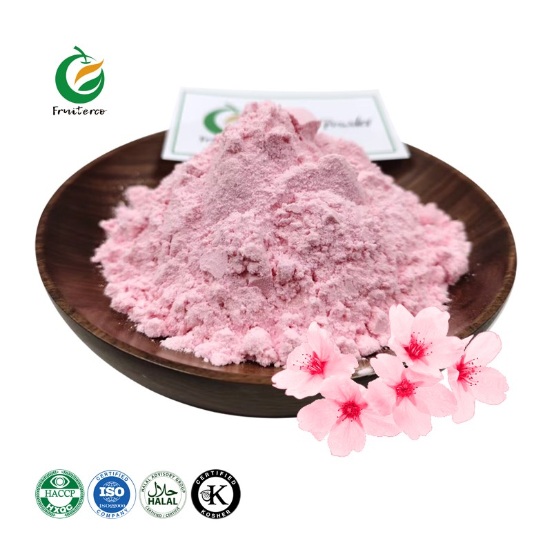 Private Label 100% Natural Water Soluble Sakura Flower Powder Sakura Powder