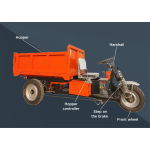 Electric Tricycle Manufacturer - Seville Mini Dumper Mining Cargo