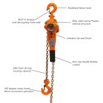 Chain Hoist Manufacturer - 0.5-3 Ton Hand Chain Block