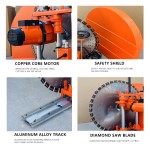 Wall Saw Manufacturer - 800mm Rock Cutting Grooving Tool