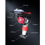 Gasoline Rammer Manufacturer - HCR125 5.5HP Impact Compactor