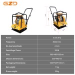 Portable Plate Compactor Factory - C120T Gasoline 20KN Efficient