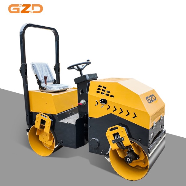 Road Roller Factory - Mini Ride on Double Drum Efficient