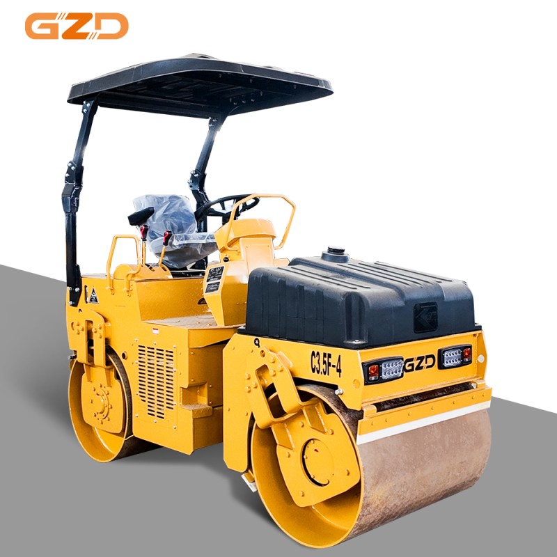Double Drum Roller Factory - 3.5 Ton Diesel Backfill Heavy