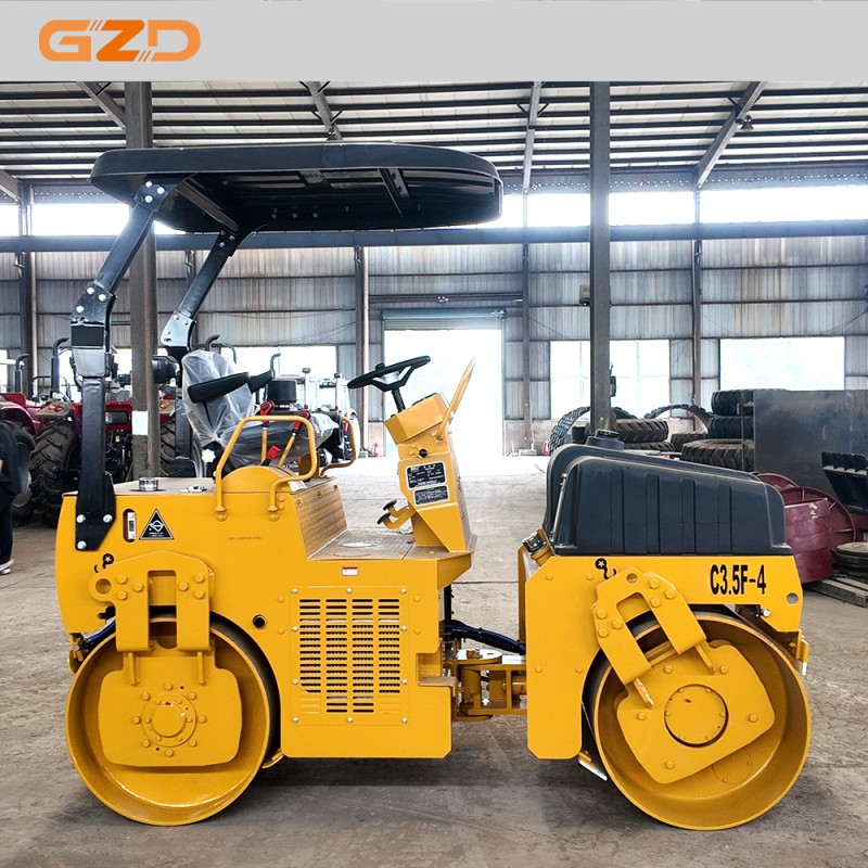 Mini Road Roller Factory - 3.5ton Diesel Engine Customize