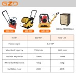 Electric Plate Compactor Supplier - 3kW-4kW Mini Portable Custom