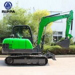Mini Excavator Factory - 6 Ton Green Digger