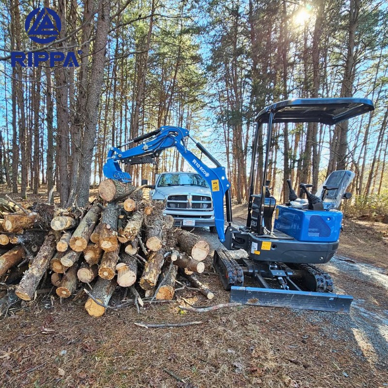 Compact Excavator Supplier - Free Shipping 1 Ton Mini with Thumb