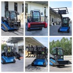 Skid Steer Factory - Hot Sale CE Track Mini with Stump Grinder