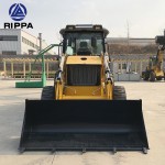 Construction Loader Factory - Construction Project 8-9 Ton Wheel Backhoe