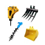 Excavator Attachments Factory - Rippa Parts Bucket Thumb Auger Hitch