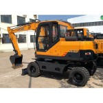 Wheel Excavator Supplier - China JIAHE 7 Ton JHW70 Sale