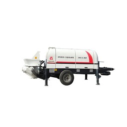 Trailer Mixer Pump Manufacturer - Small 40m3/h Concrete JBS40-10-84R