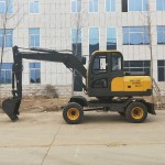 Excavator Factory - LX75-9M 7 Ton Wheel Excavator Sale