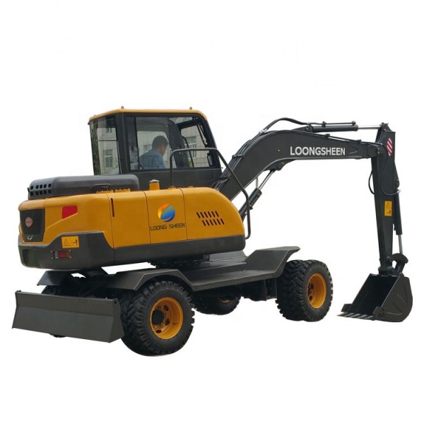 Excavator Factory - LX75-9M 7 Ton Wheel Excavator Sale