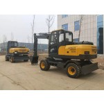 Excavator Factory - LX75-9M 7 Ton Wheel Excavator Sale