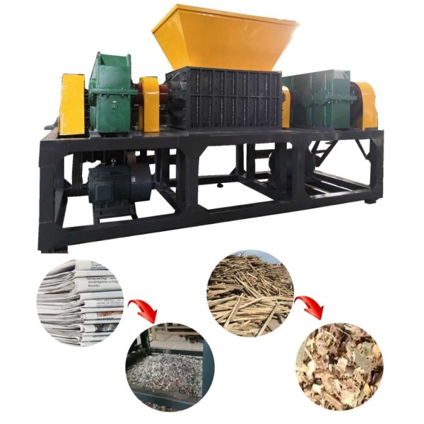 Tire Shredder Factory - Waste Crumb Rubber Tyre Recycle Scrap Tire Mini