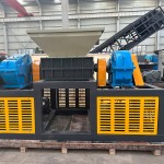 Tire Shredder Supplier - Two Shaft Heavy Duty Truck Tire Rubber Recycling