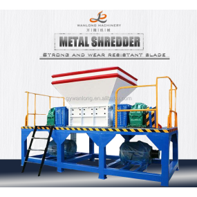 Plastic Shredder Factory - Used Car Big Size Steel Tyre Crusher Small