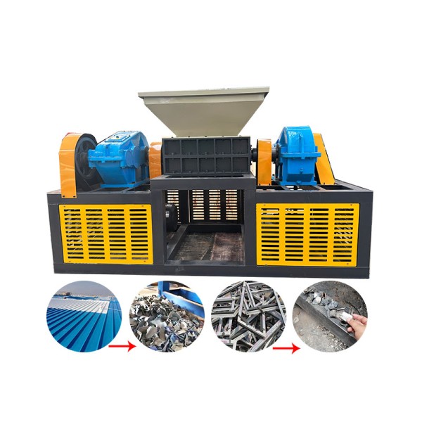 Tire Shredder Supplier - Two Shaft Heavy Duty Truck Tire Rubber Recycling