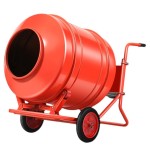 Electric Concrete Mixer Factory - Two Wheel Hand Push Mixer