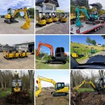 Home Excavator Factory - Rippa Cheapest 800kg 0.8ton Smallest