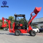 Mini Loader Factory - Rippa Factory Price Towable Backhoe
