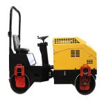 Rubber Roller Factory - Earth-moving 1.5ton Tire Hydraulic Compactor