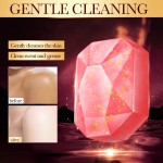 Rose Gold Foil Essential Oil Whitening Moisturizing 100g Diamond Plant Handmade Soap