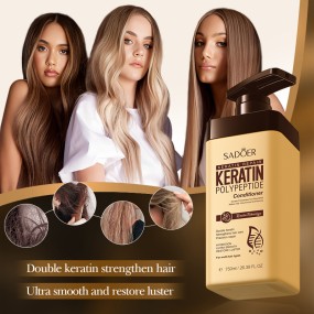Keratin Peptide Hair Conditioner Is Smooth, Nourishing, and Silky