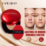 Clear Natural Concealer 5 Color Oval Red Shell Air Cushion Liquid Foundation