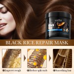 Anti Hair Breakage Nourishing Dandruff Removing Smooth 500g Black Rice Hair Conditioner