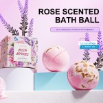 Dried Flower Explosion Bath Salt Ball Cleaning Fragrance Bath Bubble Ball 100g