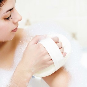 Sponge Block for Bathing Cleaning Silk Gourd Skin Scrubbing and Athing Sponge Block