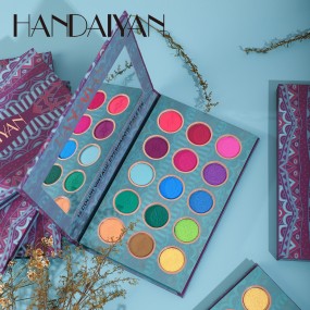 Pearlescent Fine Flash Matte Color 15 Color With Mirror Eye Shadow Plate