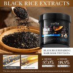 Anti Hair Breakage Nourishing Dandruff Removing Smooth 500g Black Rice Hair Conditioner