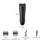 Beard Trimmer Electric Push Type Private Underarm Public Hair Clipper Electric Men's Chest Leg Hair Clipper