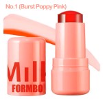 Soft Mist Liquid Natural Carmine Monochrome Powder Blusher Stick 5 Pcs Set