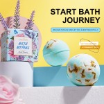Dried Flower Explosion Bath Salt Ball Cleaning Fragrance Bath Bubble Ball 100g